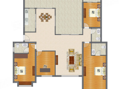 4室2厅 189.66平米