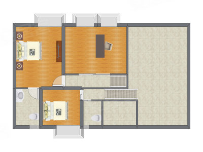 4室2厅 124.20平米