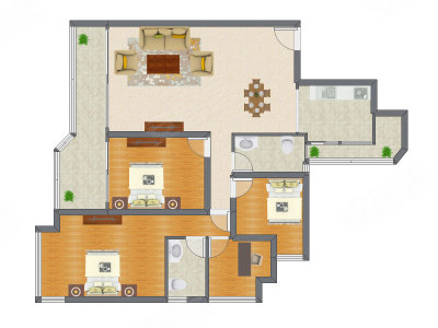 4室2厅 159.99平米