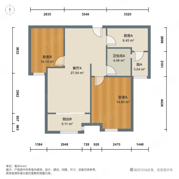 天著湖韵花园户型图图片