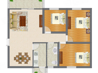 3室2厅 112.60平米