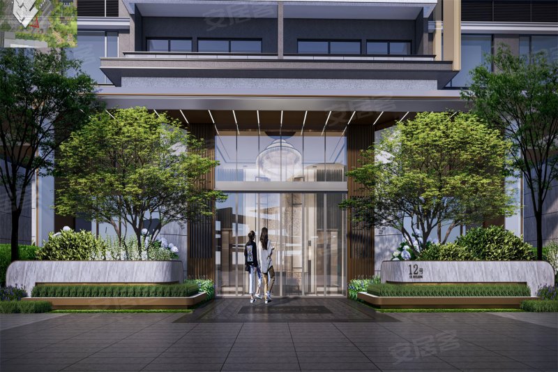 全南向房型 百米楼间距 超100使用率,保利招商华发中央公馆二手房,383