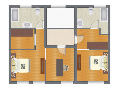 4室2厅 195.00平米户型图