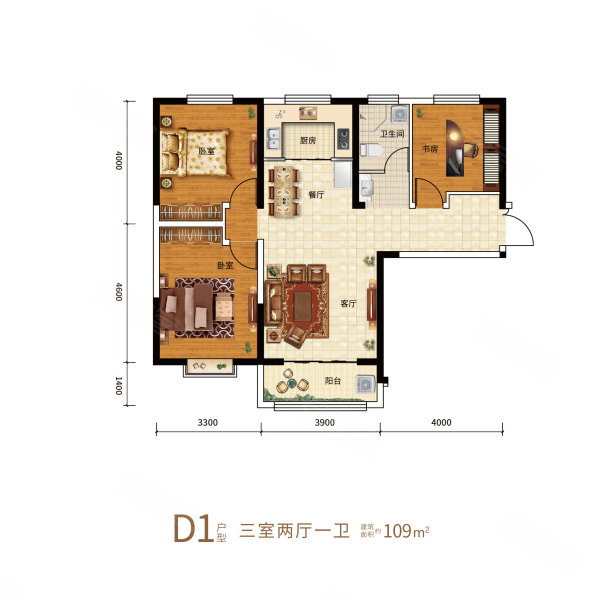 兰州新区瑞岭名郡户型图片