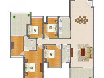 4室2厅 142.70平米