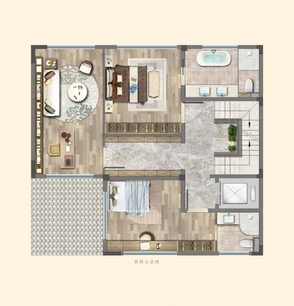 建发众安棠颂和鸣5室2厅4卫376㎡南2230万