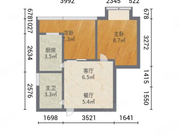 惠州大亚湾龙光德州城龙光城南一期龙光城南一期 2室1厅1卫