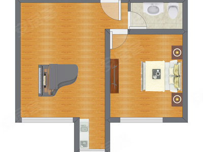 2室0厅 55.64平米