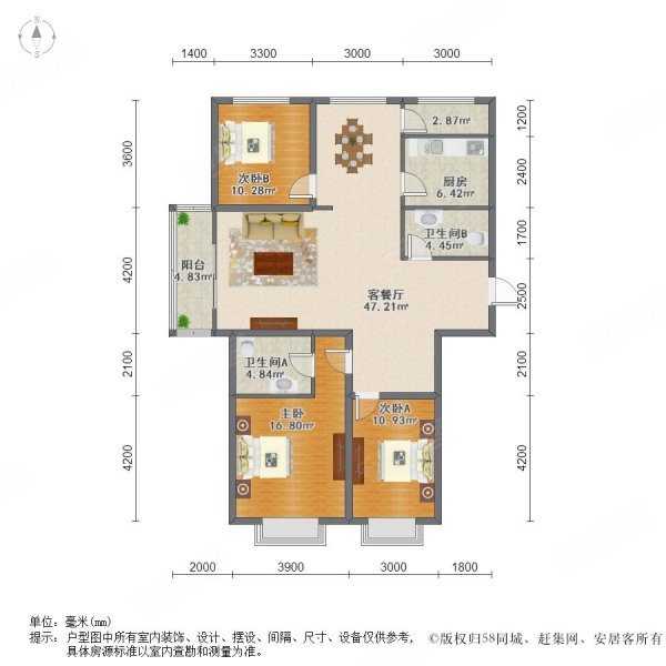 涞水京南首府户型图片