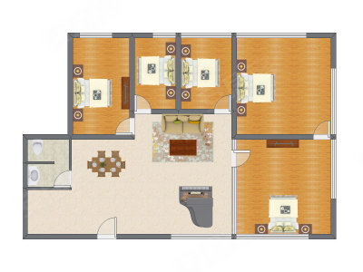 5室2厅 169.21平米