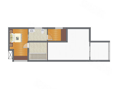 1室2厅 64.16平米