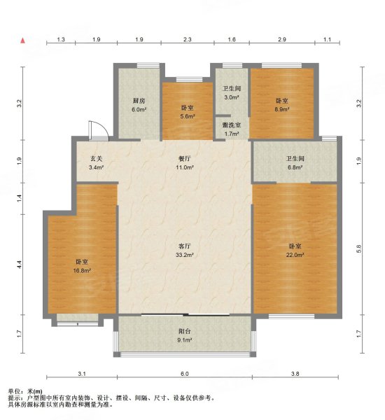 淮上院子户型图图片