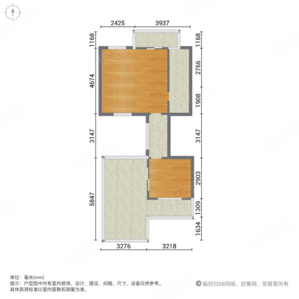 中信凯旋城(别墅)5室2厅3卫195㎡南北330万