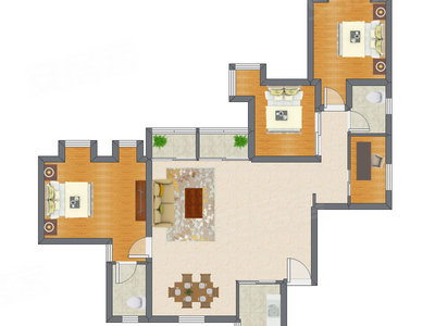 4室2厅 147.39平米