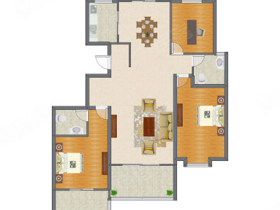 4室2厅 184.91平米