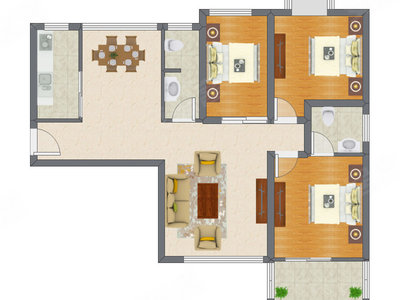 3室2厅 112.42平米