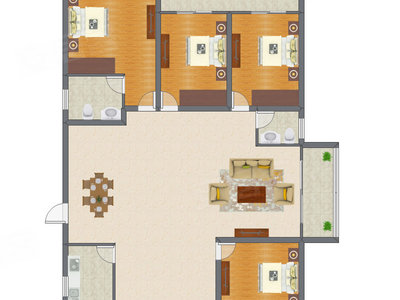 4室2厅 160.30平米