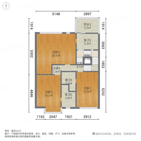 汤臣湖庭花园(一期)4室2厅4卫282.66㎡南3650万