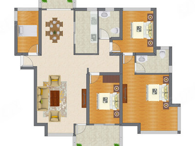 4室2厅 139.14平米