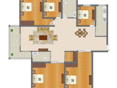 5室2厅 177.75平米