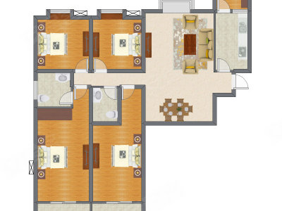 4室2厅 146.92平米