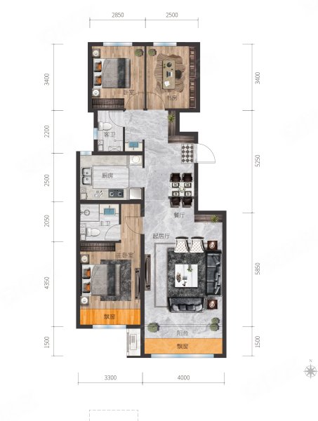 桃花岛桃李高端洋房中央民大优惠大送车位