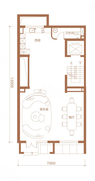 玖瀛府3室4厅5卫255㎡南北800万