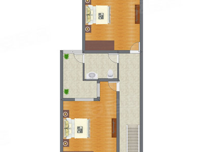 3室1厅 69.14平米