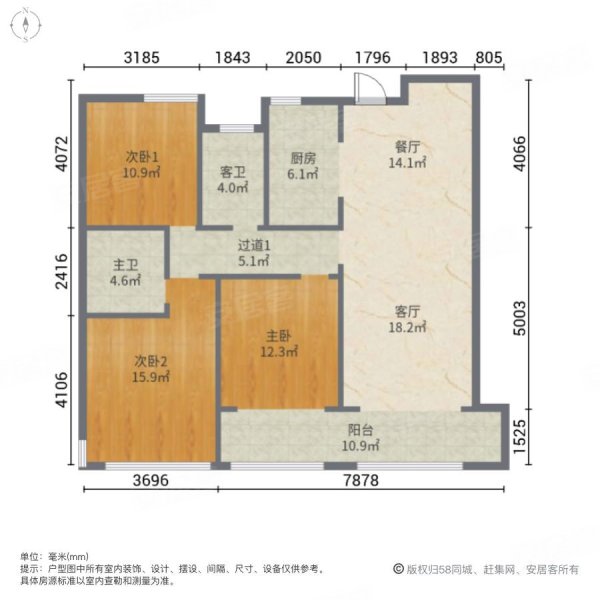 润景园著二手房,180万,3室2厅,2卫,136.8平米-太原安居客