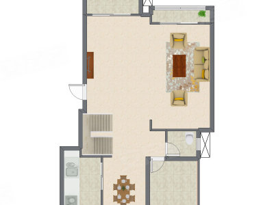 3室2厅 148.34平米