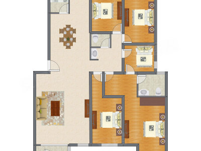 4室2厅 165.16平米