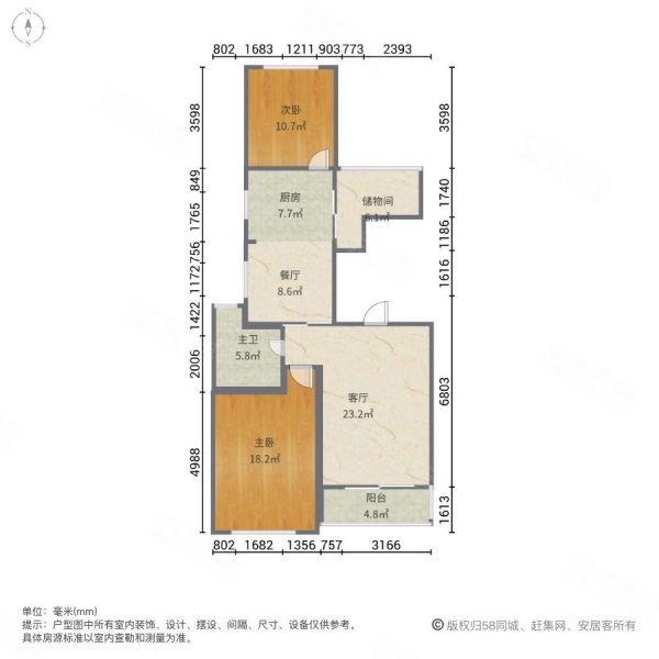 美林湖怡景湾户型图图片