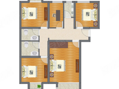 5室2厅 117.39平米