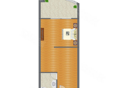1室0厅 69.00平米