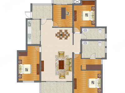 4室2厅 151.12平米