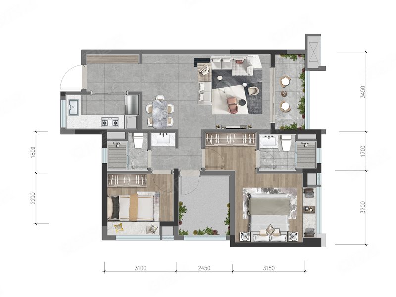 龙湖江与城单价12xxx方楼距宽还望江你值得拥有