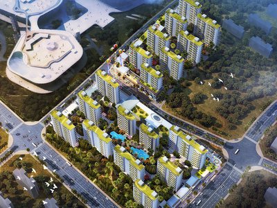 国锐亚沙村,新城国际体育产业园东区 - 三亚国锐亚沙村二手房,租房