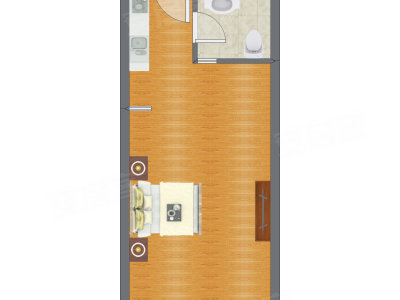 1室0厅 48.50平米