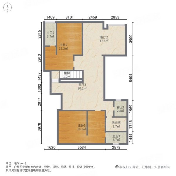 金地艺境天成(别墅)5室4厅5卫211.83㎡南129万