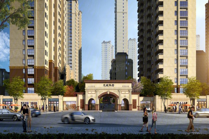 九巨龙龙城华府3室2厅2卫126㎡南北74万