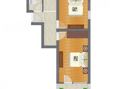 2室0厅 50.34平米