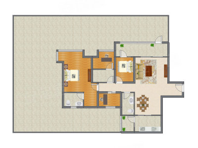 4室2厅 132.03平米
