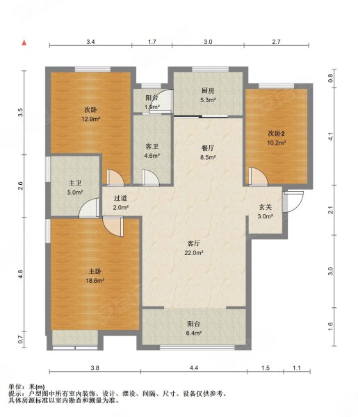 中建长清湖珺园户型图图片