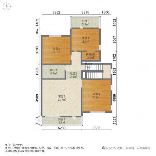 世茂都柏林(别墅)5室3厅4卫317㎡南北435万