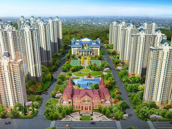 广州小区 广州周边小区 清远小区 恒大银湖城实景图 1/ 11  