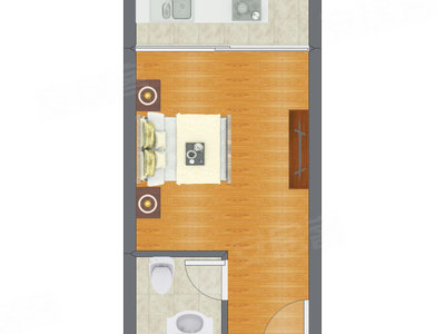 1室0厅 38.76平米