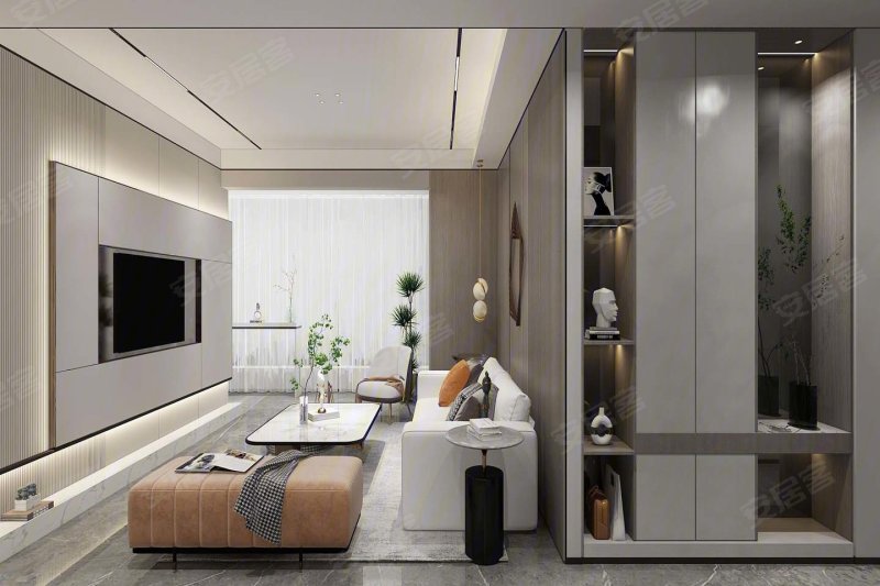 高铁新城核心区,市政 临近华龙区实验中3室2厅2卫107㎡南建业·新筑