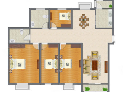 5室2厅 120.31平米