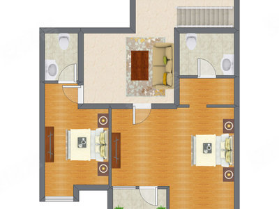 3室3厅 210.17平米