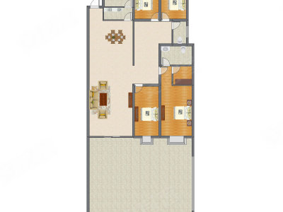 4室2厅 188.47平米